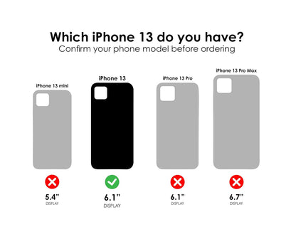 OtterBox - Funda para iPhone 13 (Solamente), Serie Symmetry, Color Negro, Ultra Elegante, Compatible con Carga inalámbrica, Bordes elevados Que protegen la cámara y la visualización