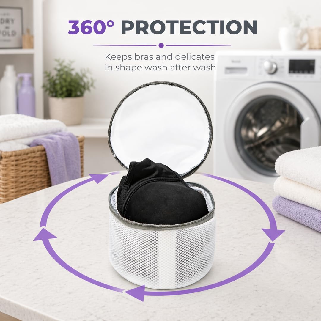 Woolite Nuevo y Mejorado sanitzed Treated- Brasier Bolsa de Lavado de Malla