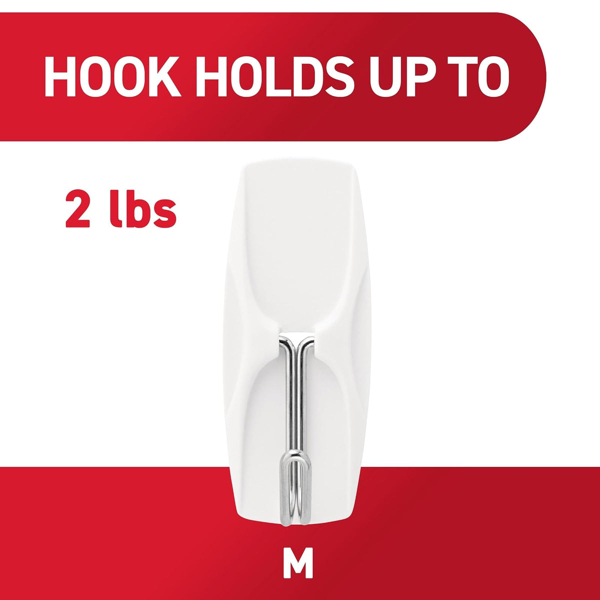 Command White Hooks, 7 hooks, 8 strips, Indoor Use (17065-7ES)