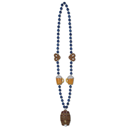 Beistle 50949 Oktoberfest Beads with Keg Medallion, 40 inch