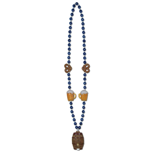Beistle 50949 Oktoberfest Beads with Keg Medallion, 40 inch