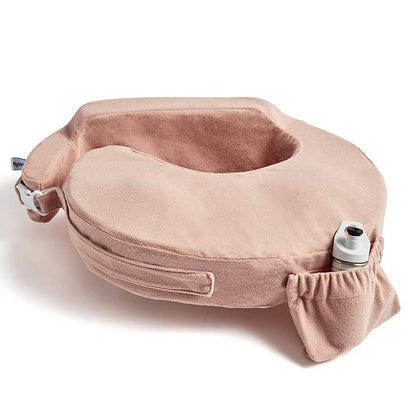 My Brest Friend Almohada de Lactancia Super Deluxe, Respaldo Ajustable - Deluxe - Rosa suave