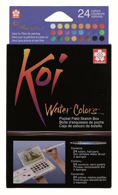 KOI XNCW-24N Sketch Box C/24 Past Y Pincel