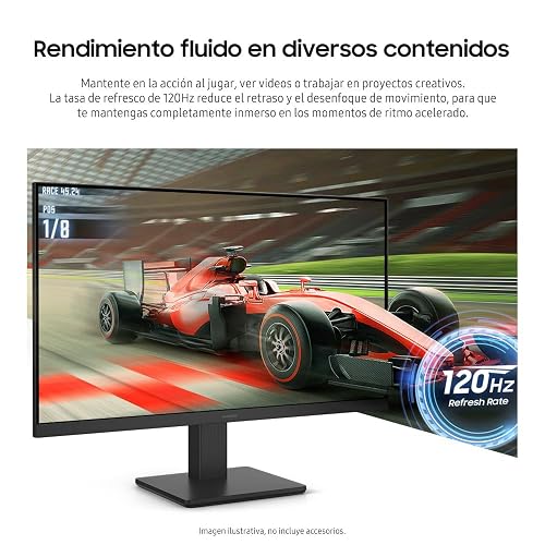 Samsung Essential FHD S3 LS24F310EALXZX Monitor 24" FHD 120Hz, Panel VA, Resolucion FHD, Tiempo de Respuesta 5 ms (GTG)
