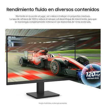 Samsung Essential FHD S3 LS24F310EALXZX Monitor 24" FHD 120Hz, Panel VA, Resolucion FHD, Tiempo de Respuesta 5 ms (GTG)