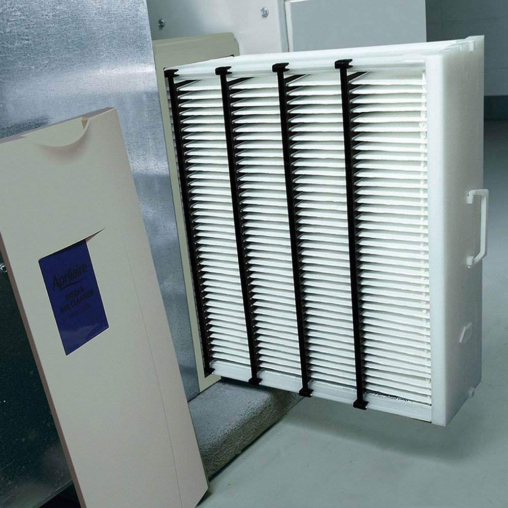 Honeywell - Filtro de aire plegable de alta eficiencia de 10,16 cm, 20 x 24 x 4, Blanco