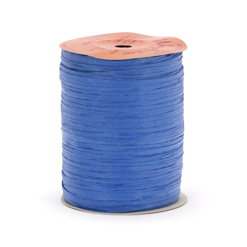 Berwick Wraphia II - Cinta de Papel Mate para Manualidades, Narciso, 7mm X 100 yd, 1, 1 - ['Royal']