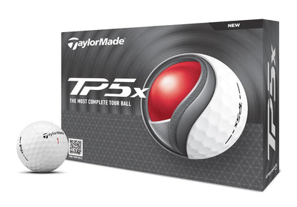 TaylorMade TP5 Pelotas de Golf Edición 2024 - TP5x - Blanco