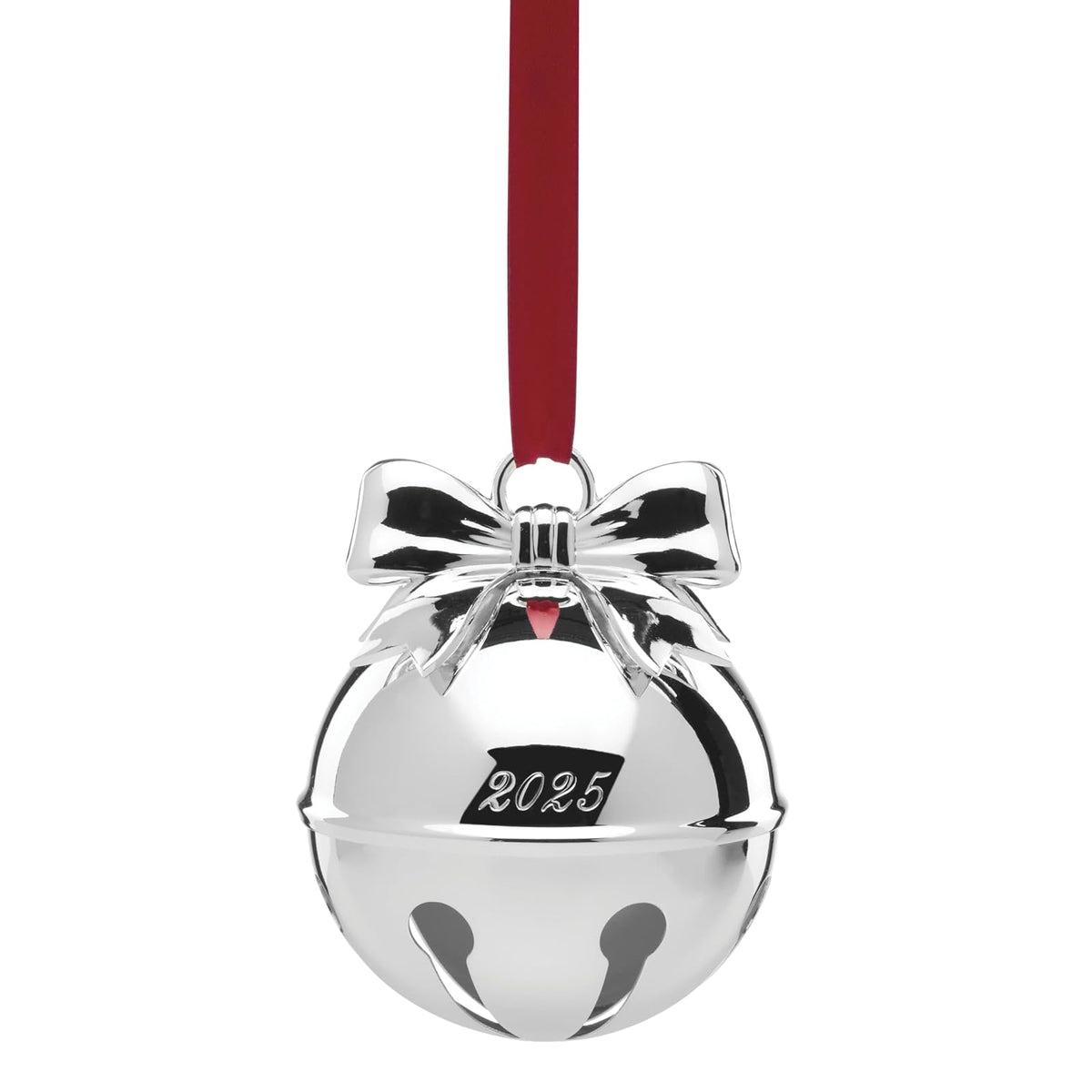 Lenox Adorno Marco de Fotos Navideño, Acero Inoxidable - Jingle Bell