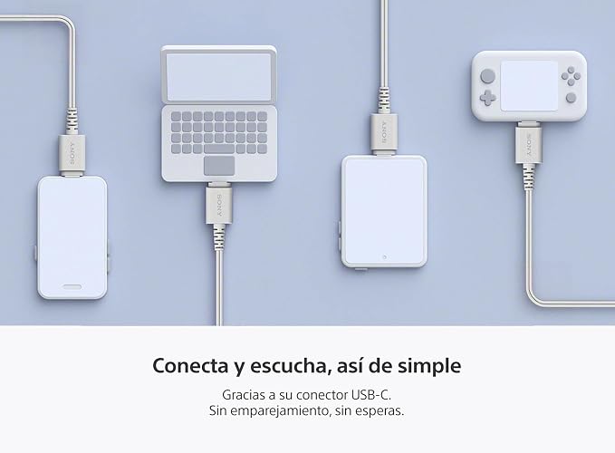 Sony IER-EX15C | Auriculares in Ear con Cable USB-C, Blanco