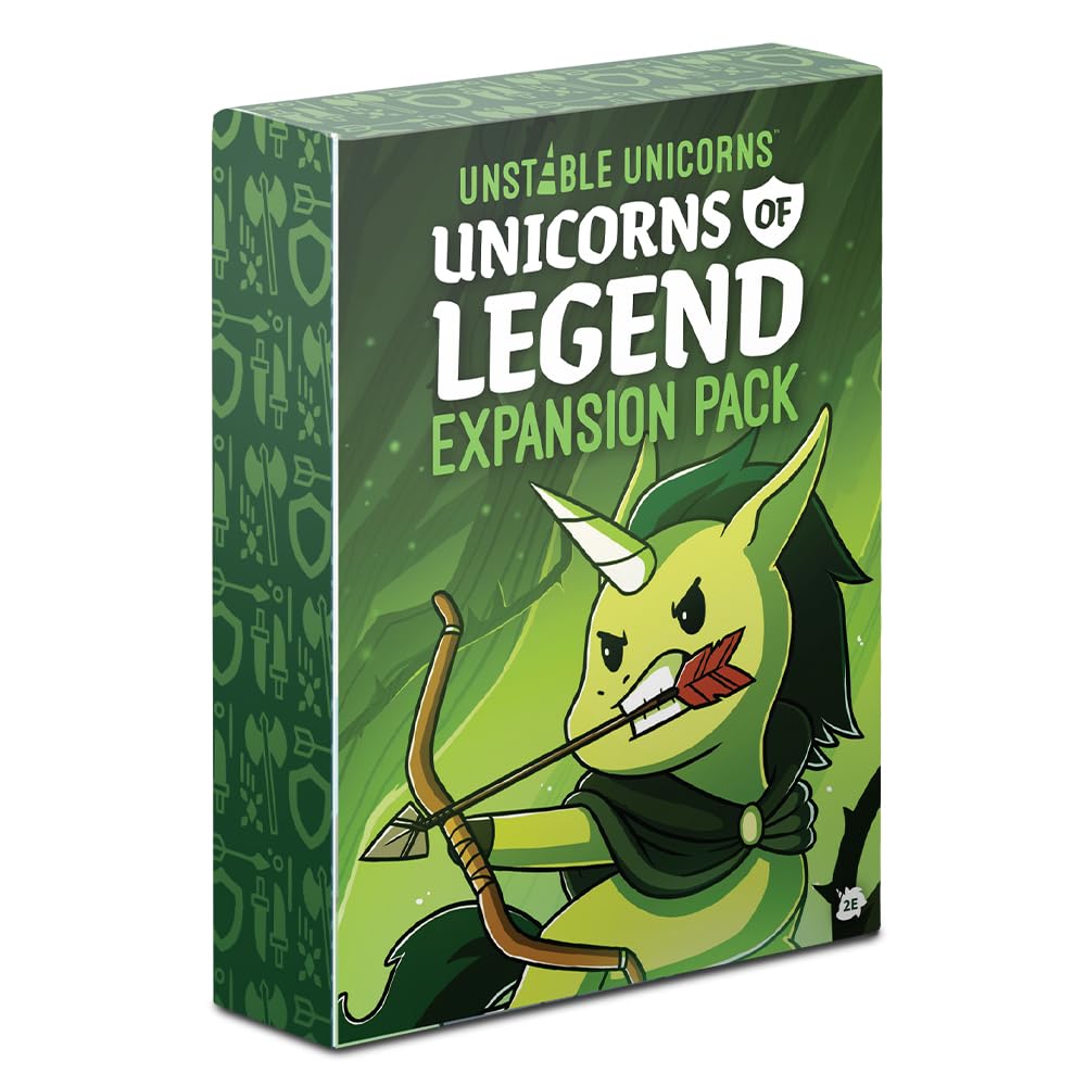 TeeTurtle Unstable Unicorns, Mini Caja Sorpresa de Vinilo - Unstable Unicorns Unicorns of Legend Expansion Pack - designed to be added to your Unstable Unicorns Card Game - Paquete de expansión