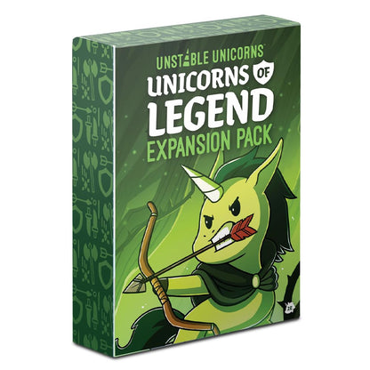 TeeTurtle Unstable Unicorns, Mini Caja Sorpresa de Vinilo - Unstable Unicorns Unicorns of Legend Expansion Pack - designed to be added to your Unstable Unicorns Card Game - Paquete de expansión