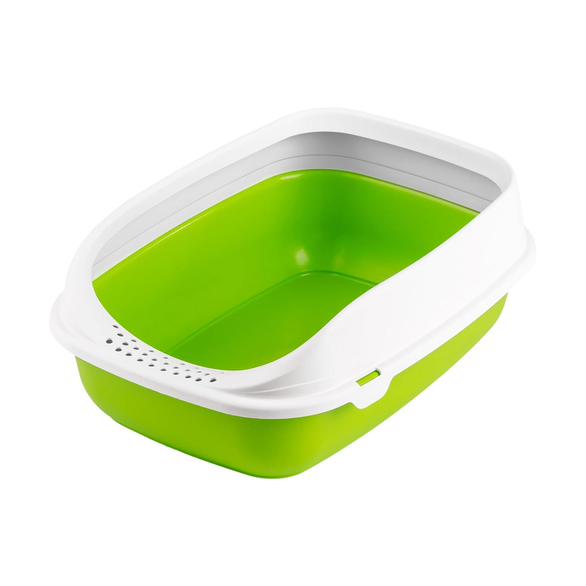 Fancy Pets Kit para Gato, Arenero 43x31x10 cm, Arena 3 kg, Pala y Neutralizador de Olores 250 ml — Kit para Higiene de Gatos