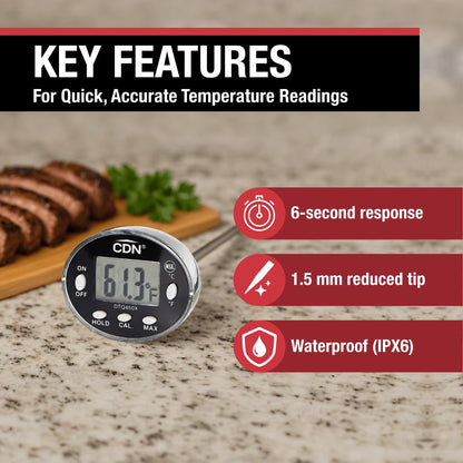 CDN DTQ450X Digital ProAccurate Quick-Read Thermometer-NSF Certified