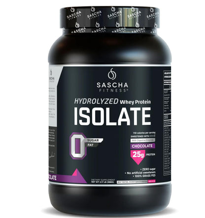 Sascha Fitness Proteína en Polvo, Sabores Surtidos - Chocolate - 986 g (Paquete de 1)