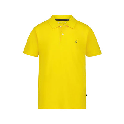 Nautica Playera Polo Manga Corta para Niño - 10-12 - Limón