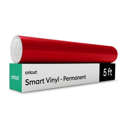 Smart Vinyl - Permanent, Red, 13 in x 5 ft BULK (1)