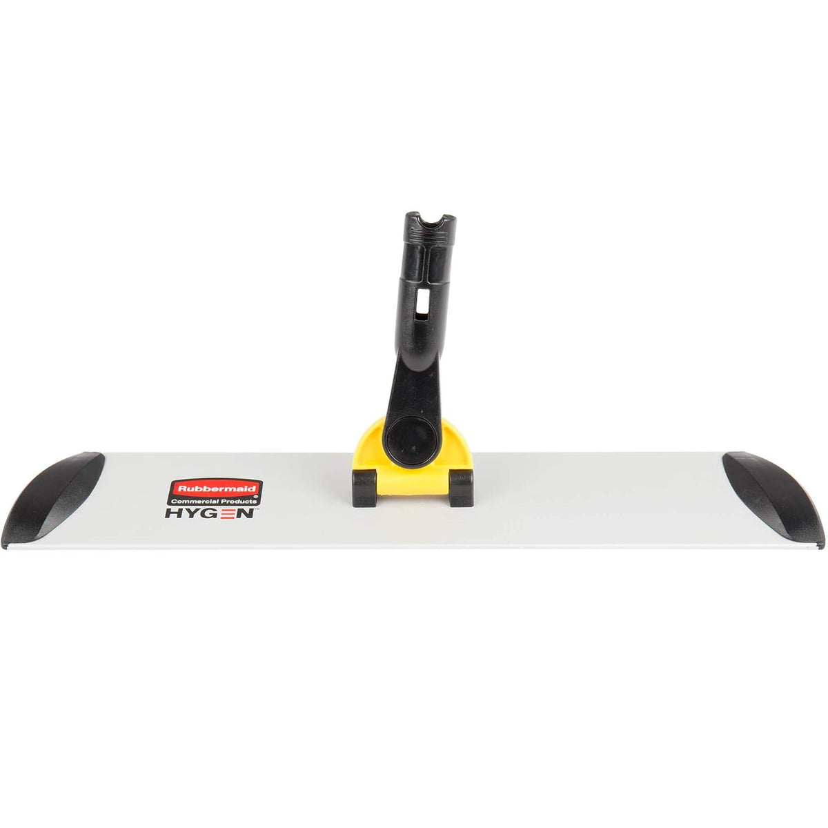 Rubbermaid Commercial Products HYGEN - Marco de Microfibra de conexión rápida de 18 Pulgadas, Color Plateado para Limpieza de Suelos/Profesionales/industriales para Limpieza de Suelos/trapeadores