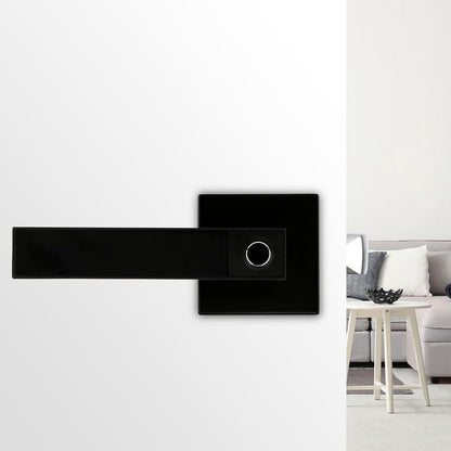 Yale manija inteligente eléctrica biométrica para puerta negro