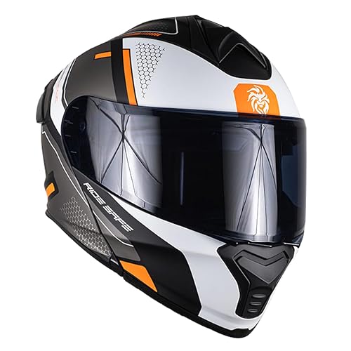KOV Casco Revenge Thunder Naranja ABATIBLE Deportivo Certificado Dot