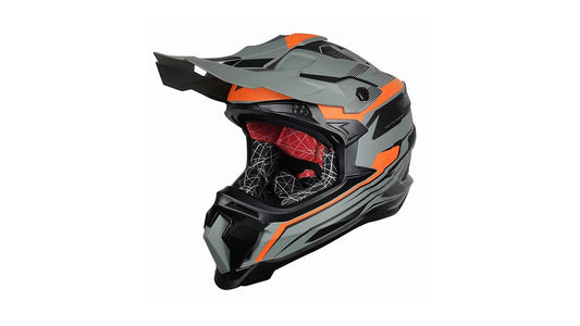 KOV Casco X4 GO Cross Naranja Off-Road para Motocross Dot