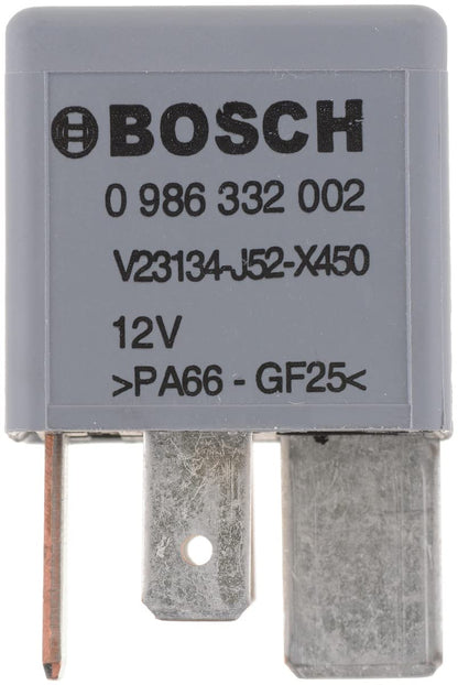 Bosch Mini Relevador Normalmente Abierto de 4 Pines, 12 V, 70 A, 0986332002