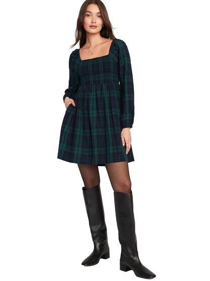 Old Navy Vestido Mujer, Verde, X-Grande