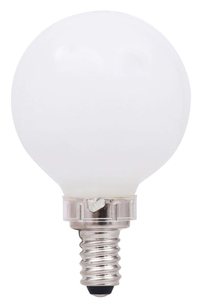 SYLVANIA LED TruWave Natural Series Decor G16.5 Bombilla de 60 W equivalente a 5.5 W, base de candelabro regulable esmerilado 5000 K, 2 unidades