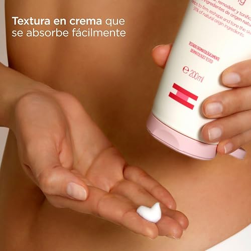 ISDIN Woman Reafirmante, Crema con aceite de rosa mosqueta para la flacidez tras el embarazo, reafirma, remodela y tonifica la piel, 200ml