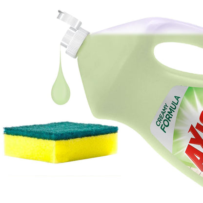 Axion Lavatrastes Líquido Cuidado de Manos Green Tea 2.8 Lt | Poderoso Arrancagrasa, Suave con tus Manos, Tu Aliado en el Cuidado de Manos con Colágeno, Suavidad que se Siente