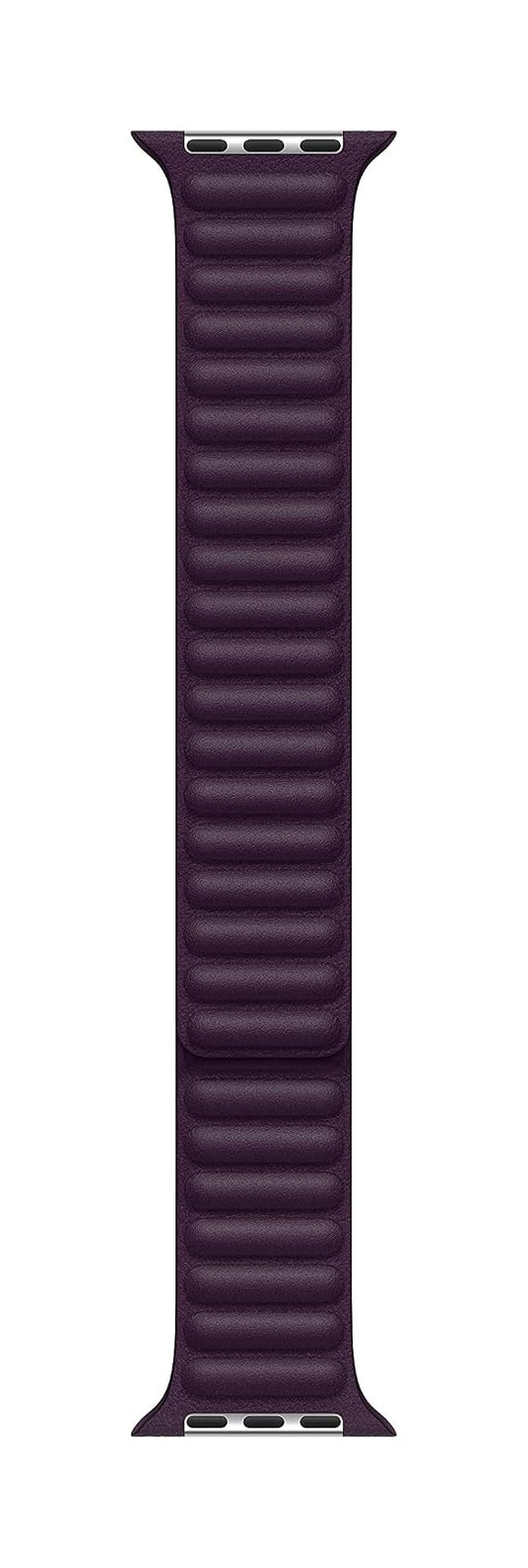 Apple Watch Correa con eslabones de Piel Cereza Oscuro (41 mm)
