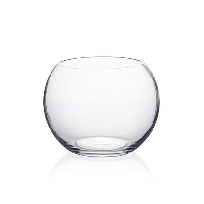 WGV tazón de vidrio transparente con jarrón, 15,24 cm