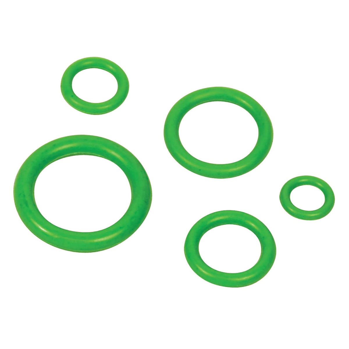 Performance Tool Anillos O Métricos W5201, 270 Piezas, Verde | Surtido de kit de sellos de reparación automotriz y herramientas. Nitrilo butadieno hidrogenado. Resistente a productos