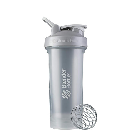 BlenderBottle Classic V2 Botella Mezcladora para Batidos, Varias Capacidades y Colores - 0.8 Litros - Gris (Pebble Gray)