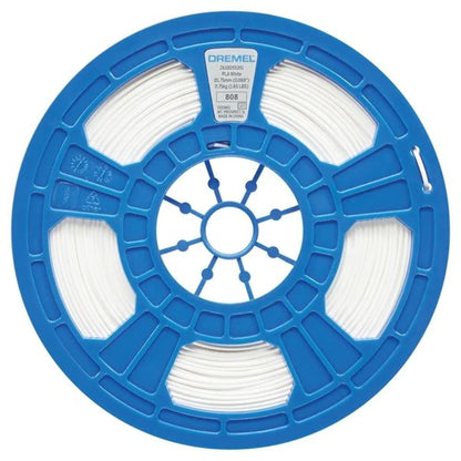 Dremel DigiLab Filamento PLA para Impresora 3D, 1.75 mm, 0.75 kg - Blanco - Filamento para impresora