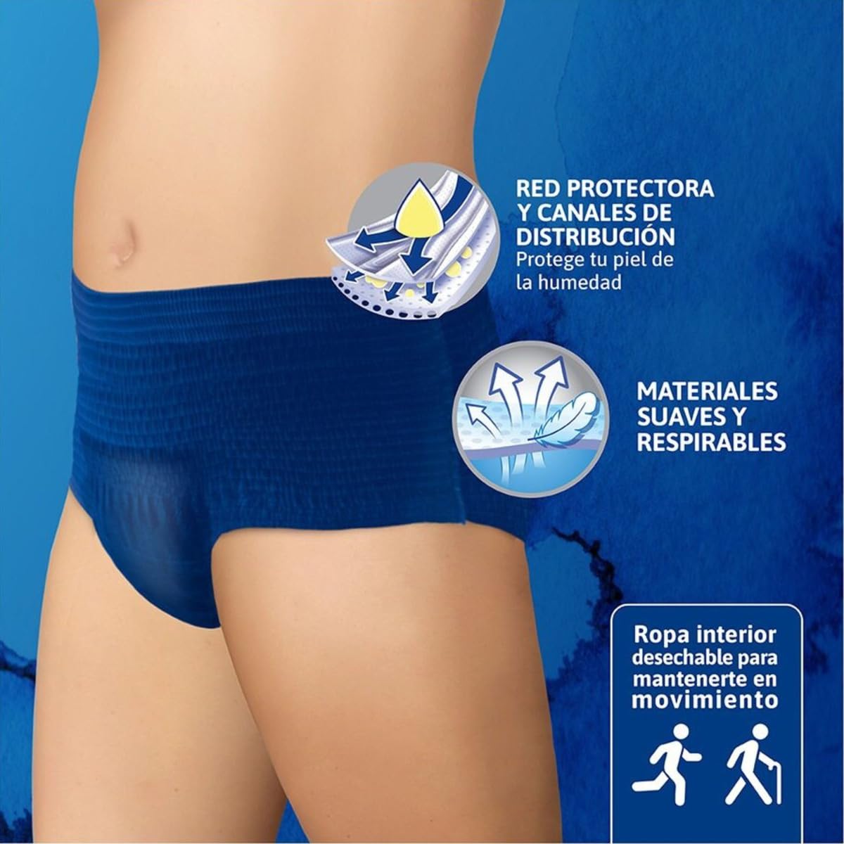 TENA Ropa Interior Desechable Pants Men Talla: G 13 piezas
