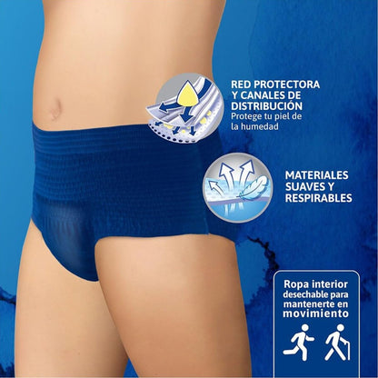 TENA Ropa Interior Desechable Pants Men Talla: CH/M 13 piezas