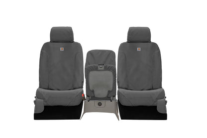 Covercraft Carhartt SeatSaver - Fundas de Asiento Personalizadas | Se Adapta a Ford F-150 2015-2018 | 1ª Fila 40/20/40 Asiento de Banco, Tela de Pato Grava