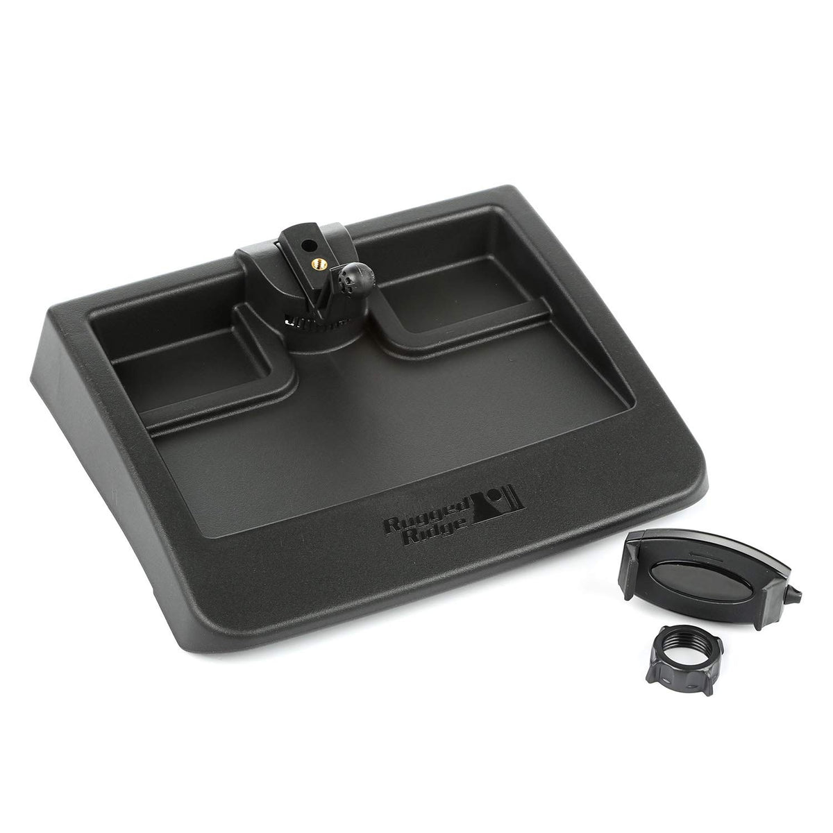 Rugged Ridge Multisoporte de Tablero para Jeep Wrangler JK 2007-2010 con Soporte para Teléfono 13551.17