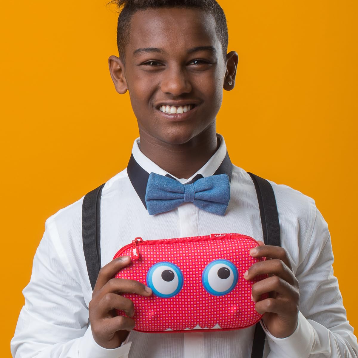 ZIPIT Beast Estuche para lápices para niños | Estuche de gran capacidad | Estuche escolar para niñas y niños (Rojo)