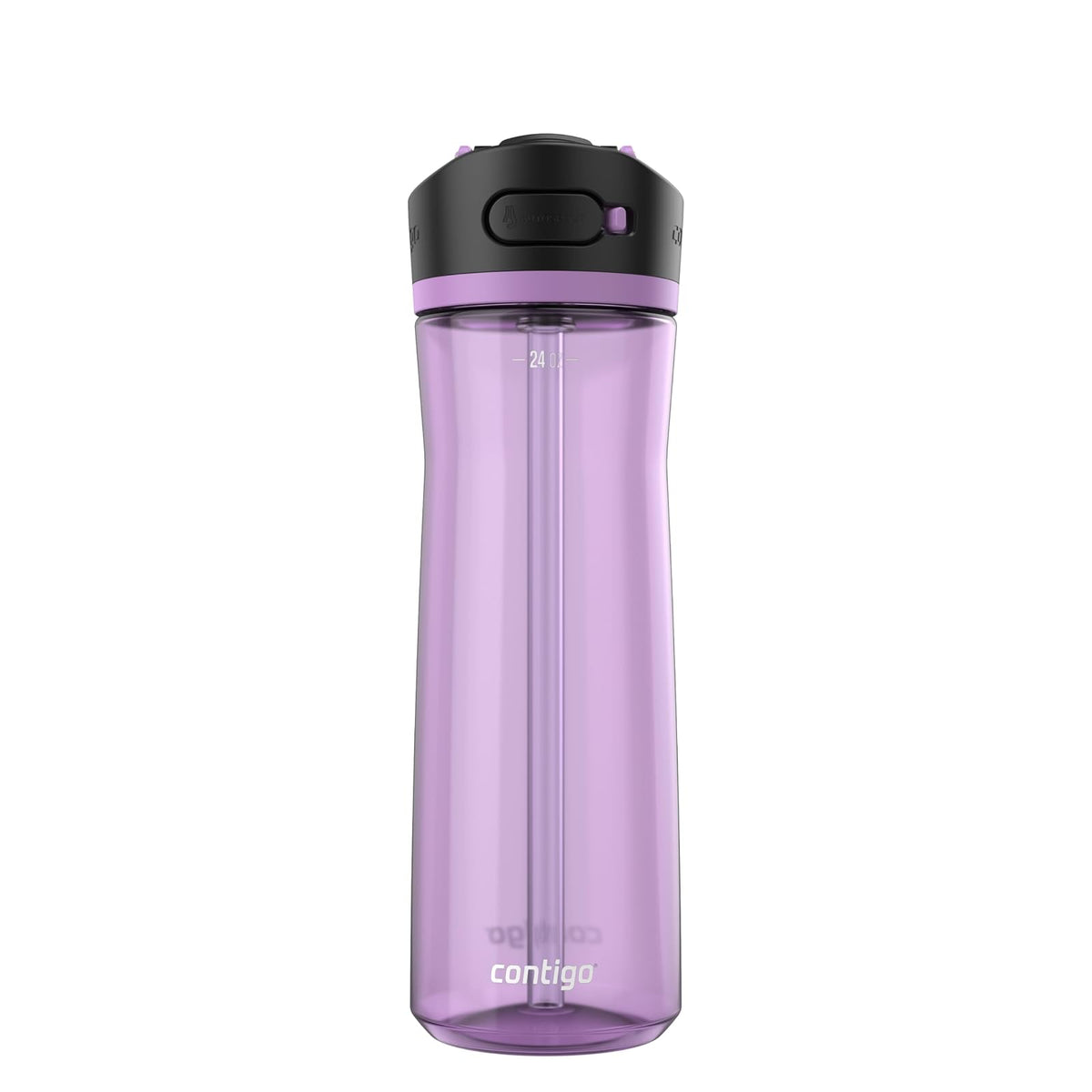 Contigo Ashland 2.0 Botella con Popote AUTOPOP - Morado - 0.7 Litros