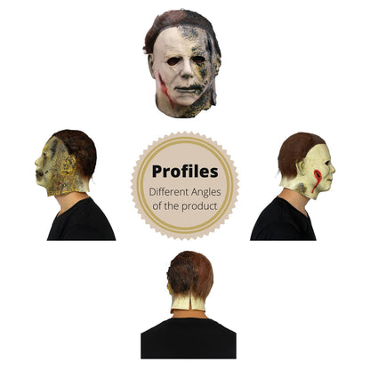Halloween Kills Michael Myers, Máscara Oficial de la película Halloween Kills 2021 de Terror Ideal para Disfraz o Colección