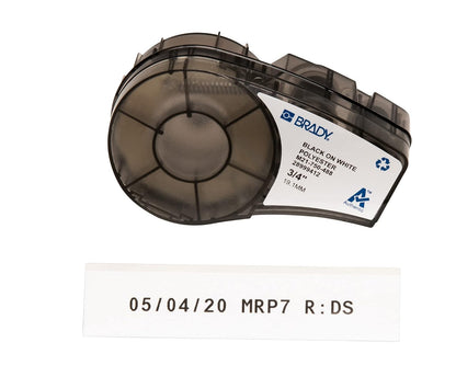 Brady Etiquetas de Poliéster B-488 para Impresoras BMP21 y LABPAL - M21-750-488 - .75"