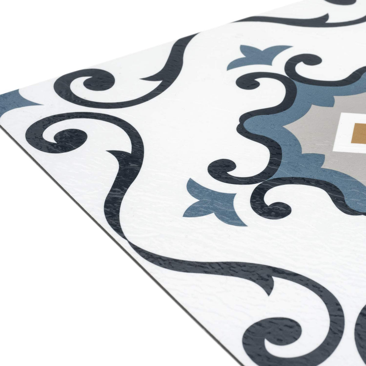 Achim Home Decor - Azulejos de vinilo autoadhesivo retro de 12 pulgadas, 20 azulejos, 12 x 12 pulgadas, patrón geométrico, despegar y pegar, suelos de bricolaje para cocina, comedor, dormitorios y