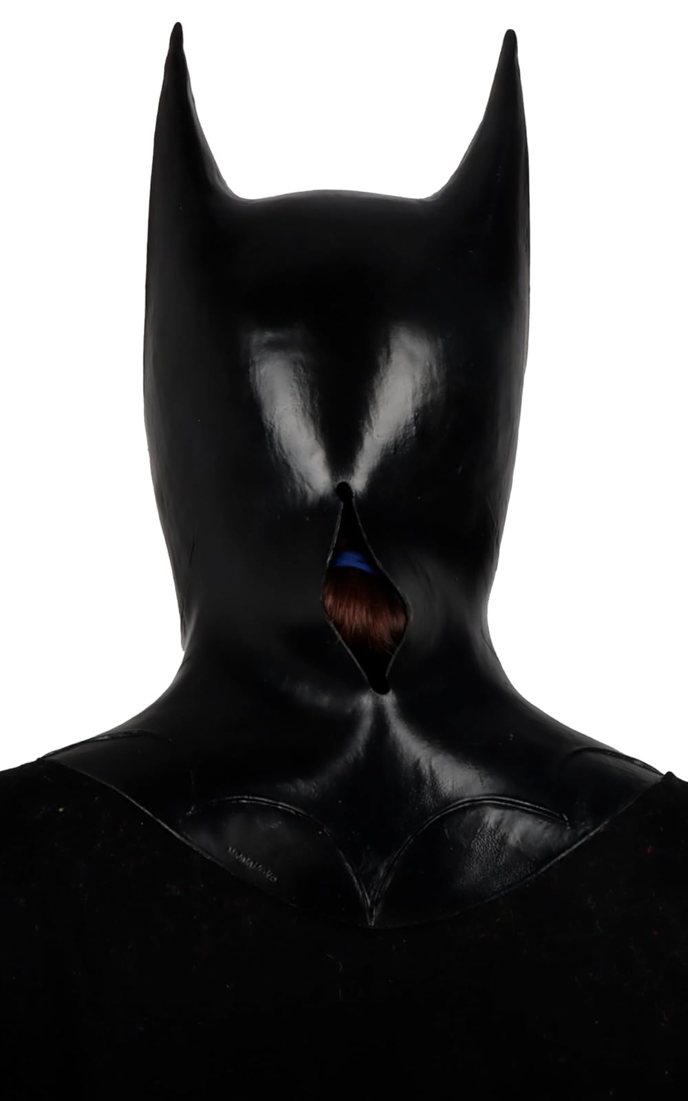 REV Máscara Pechera Batman, Licencia Oficial DC Warner Bros. Diseño Detallado, Hecho en México, Talla M Adulto