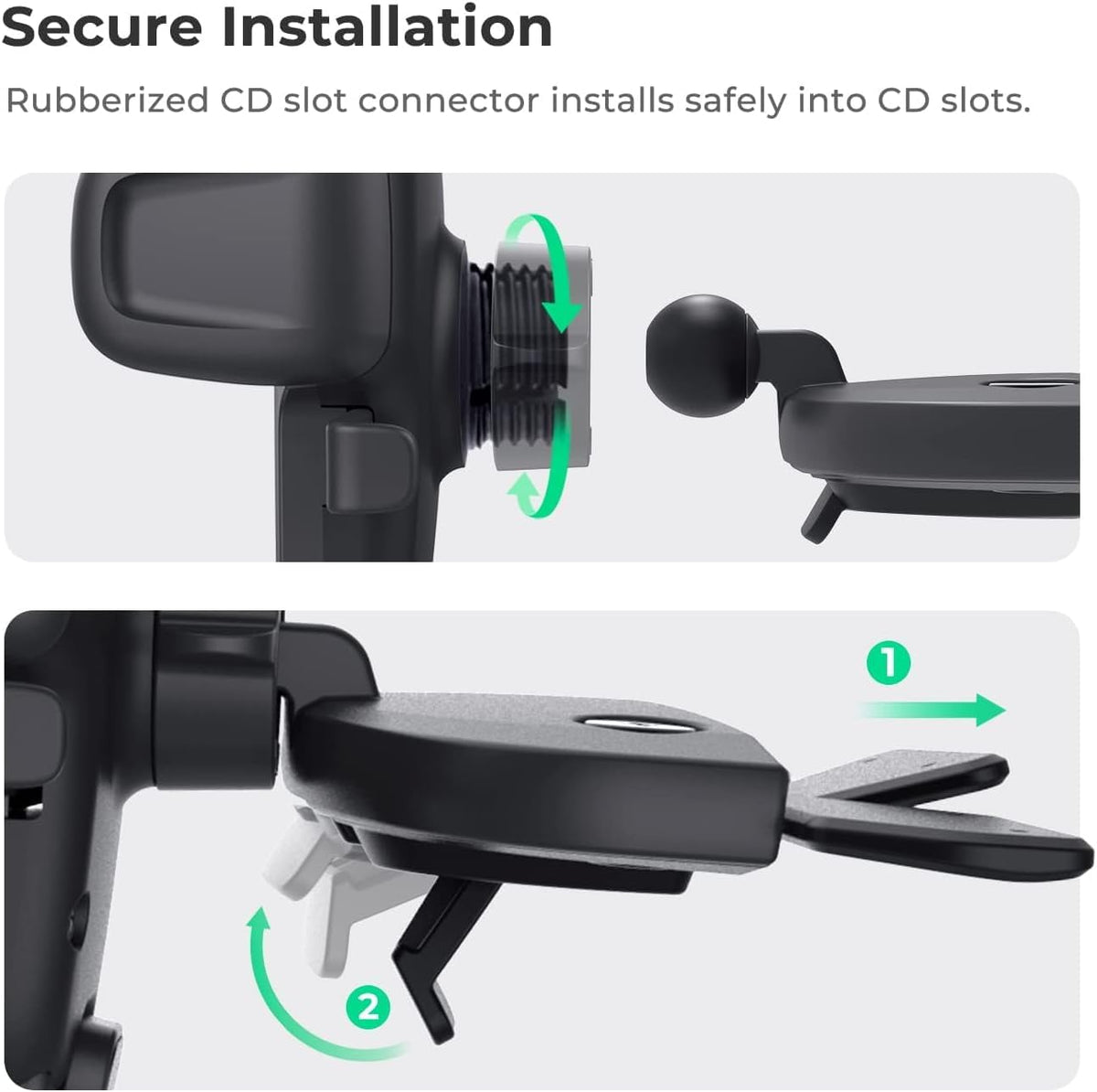 iOttie Easy One Touch 5 - Soporte Universal para teléfono de Automóvil para iPhone, Google, Samsung, Moto, Huawei, Nokia, LG y Todos los demás teléfonos Inteligentes
