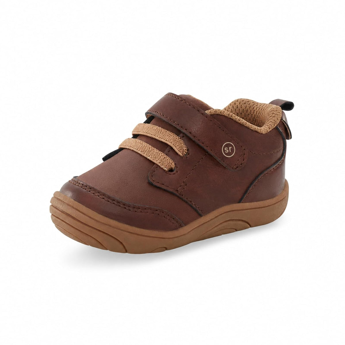 Stride Rite Taye 2.0 Tenis Lavables con Velcro para Bebé - 10.0 cm - Marrón
