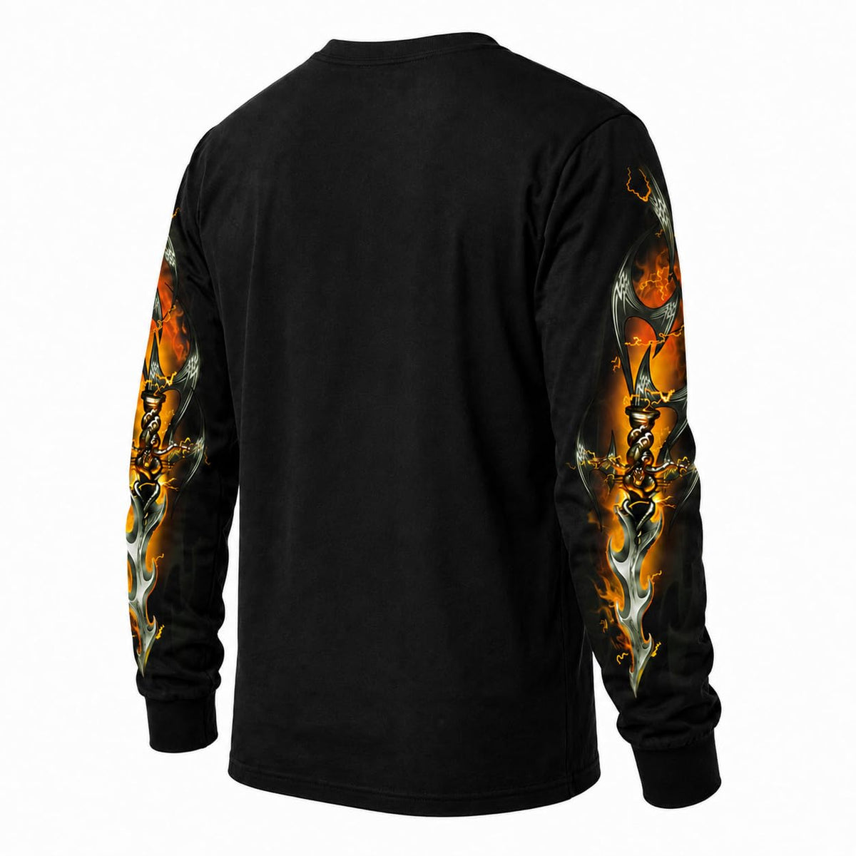 Hot Leathers Camisetas de Capa Base para Hombre, Color Negro, Talla XL de EE. UU