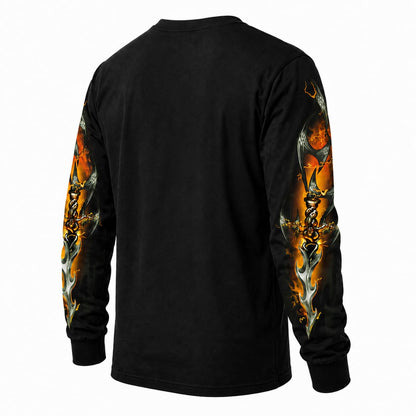 Hot Leathers Camisetas de Capa Base para Hombre, Color Negro, Talla XL de EE. UU