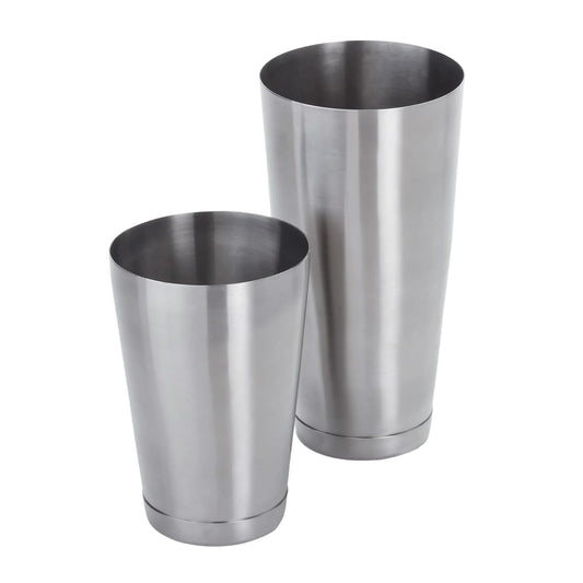American Metalcraft BSSET Boston Shaker Set 18 Oz Y 28 Oz | Juego de coctelera, acero inoxidable, pesado